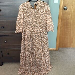 Tiered Floral Maxi Dress